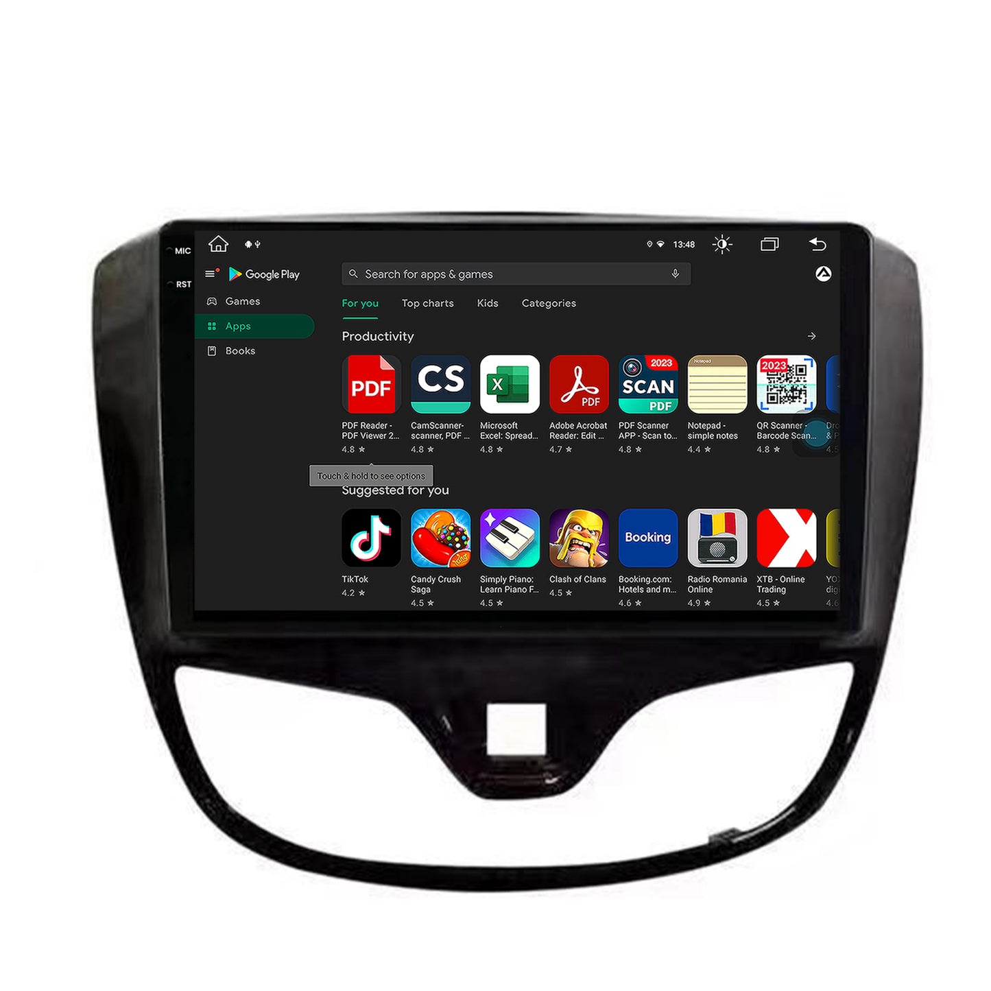 Navigatie Opel Karl (2015-2019), Android, X-Octacore / 8GB RAM + 256GB ROM, 9.5 Inch - AD-BGX9008+AD-BGRKIT385