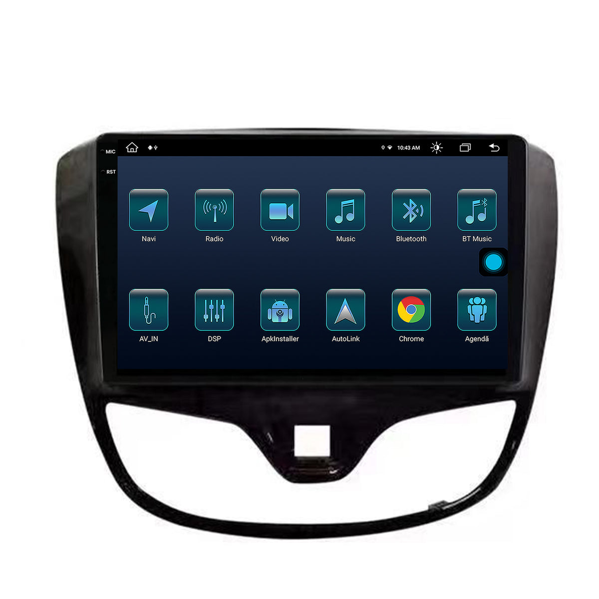 Navigatie Opel Karl (2015-2019), Android, X-Octacore / 8GB RAM + 256GB ROM, 9.5 Inch - AD-BGX9008+AD-BGRKIT385