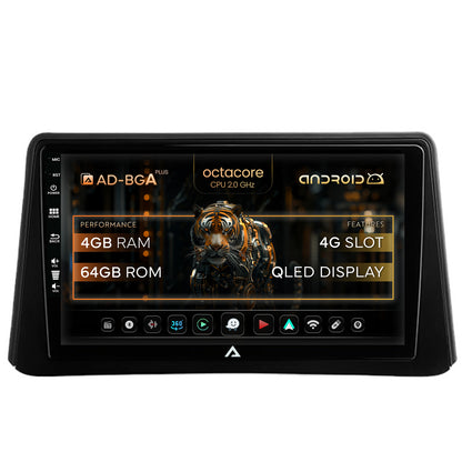 Navigatie Opel Mokka (2012-2016), Android, A-Octacore / 4GB RAM + 64GB ROM, 9 Inch - AD-BGA9004+AD-BGRKIT390
