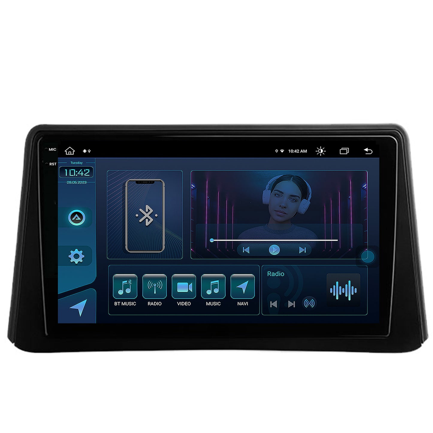 Navigatie Opel Mokka (2012-2016), Android, X-Octacore / 8GB RAM + 256GB ROM, 9.5 Inch - AD-BGX9008+AD-BGRKIT390
