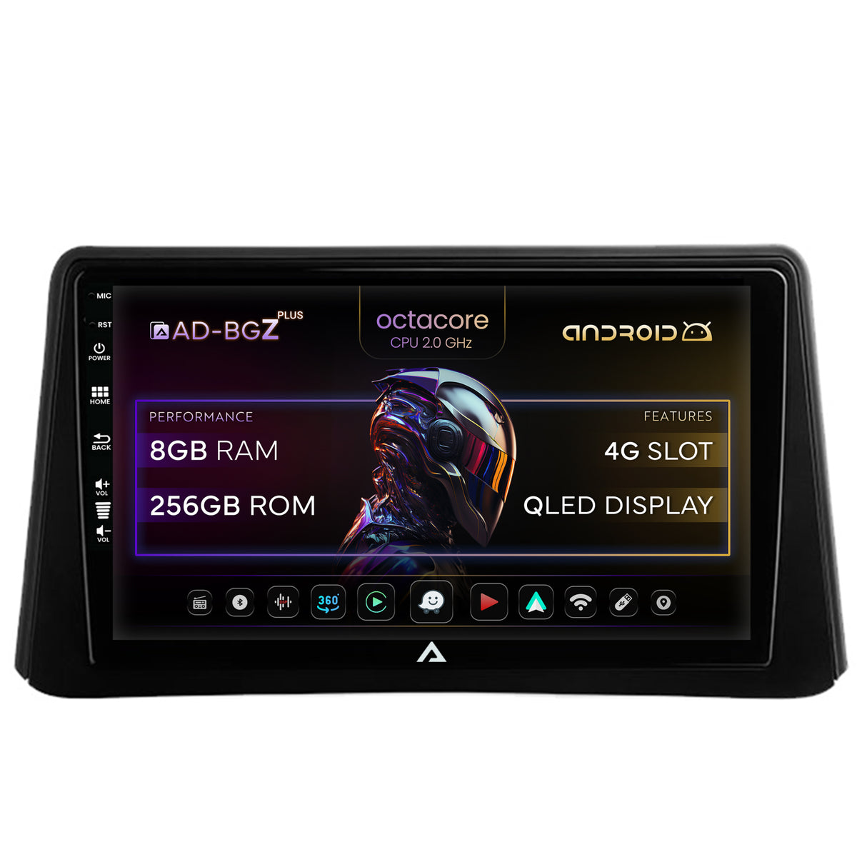 Navigatie Opel Mokka (2012-2016), Android, Z-Octacore / 8GB RAM + 256GB ROM, 9 Inch - AD-BGZ9008+AD-BGRKIT390