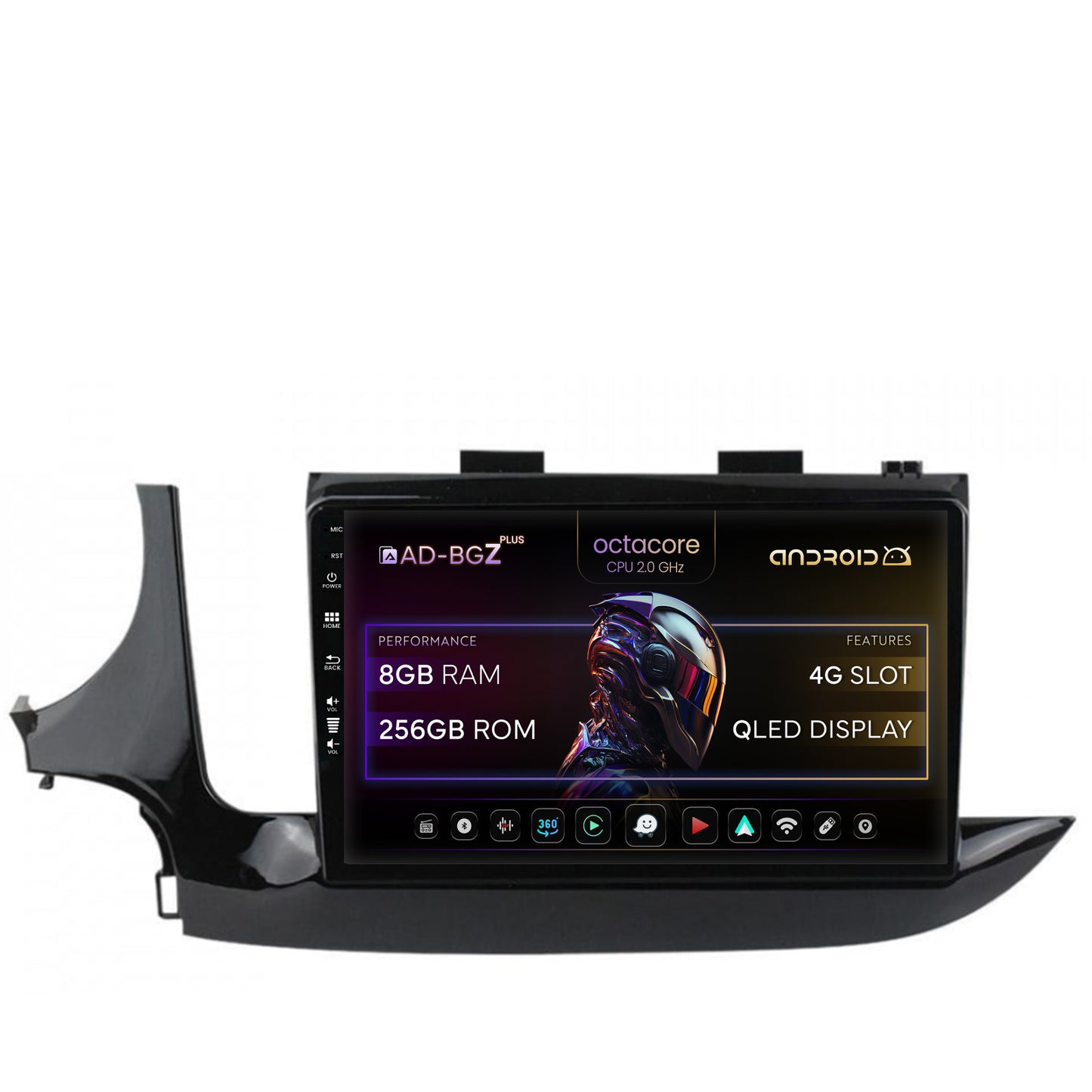 Navigatie Opel Mokka (2016-Prezent), Android, Z-Octacore / 8GB RAM + 256GB ROM, 9 Inch - AD-BGZ9008+AD-BGRKIT250