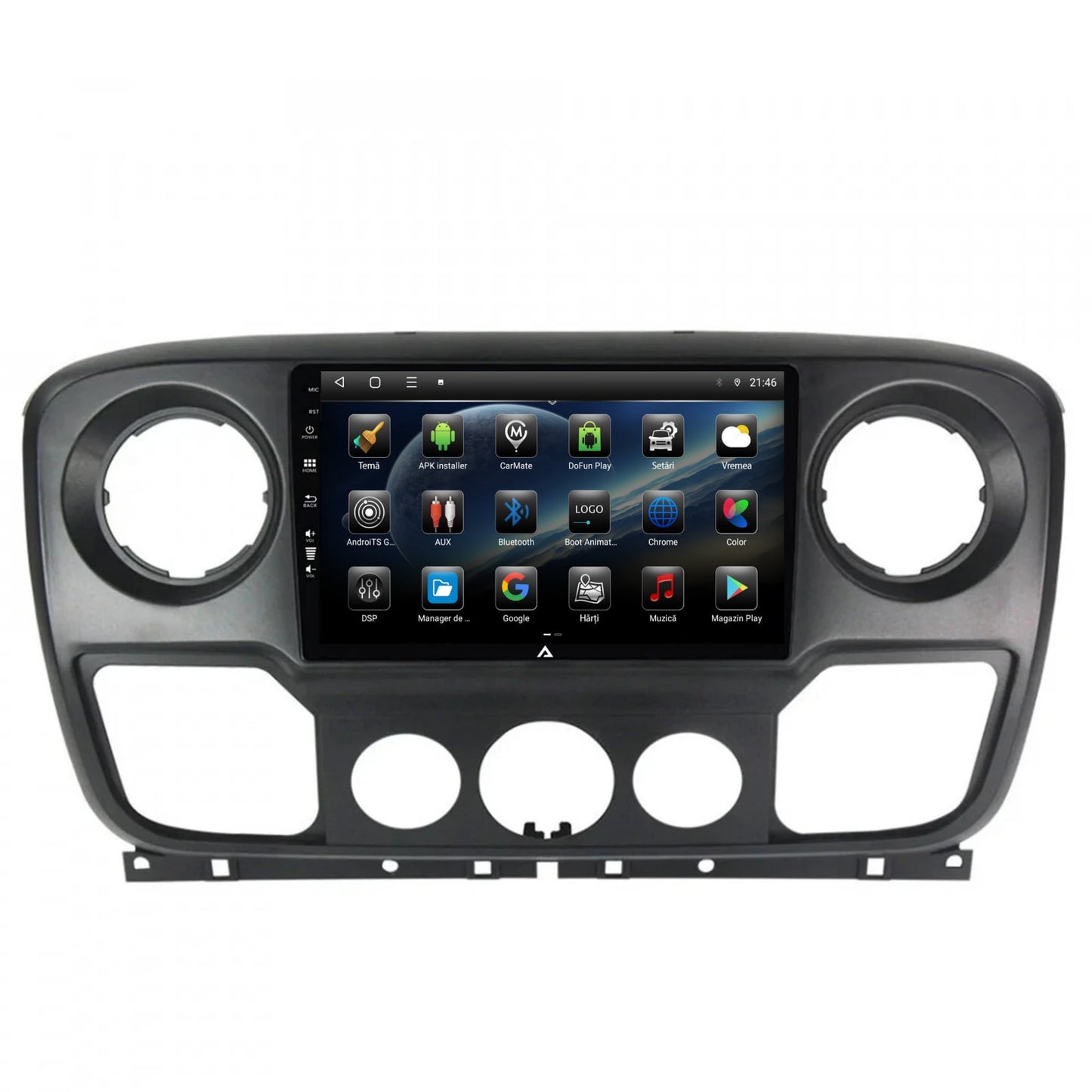 Navigatie Opel Movano / Renault Master (2011-2021), Android, P-Octacore / 2GB RAM + 32GB ROM, 10.1 Inch - AD-BGP10002+AD-BGRKIT388V2