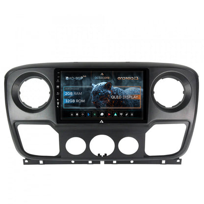 Navigatie Opel Movano / Renault Master (2011-2021), Android, P-Octacore / 2GB RAM + 32GB ROM, 10.1 Inch - AD-BGP10002+AD-BGRKIT388V2