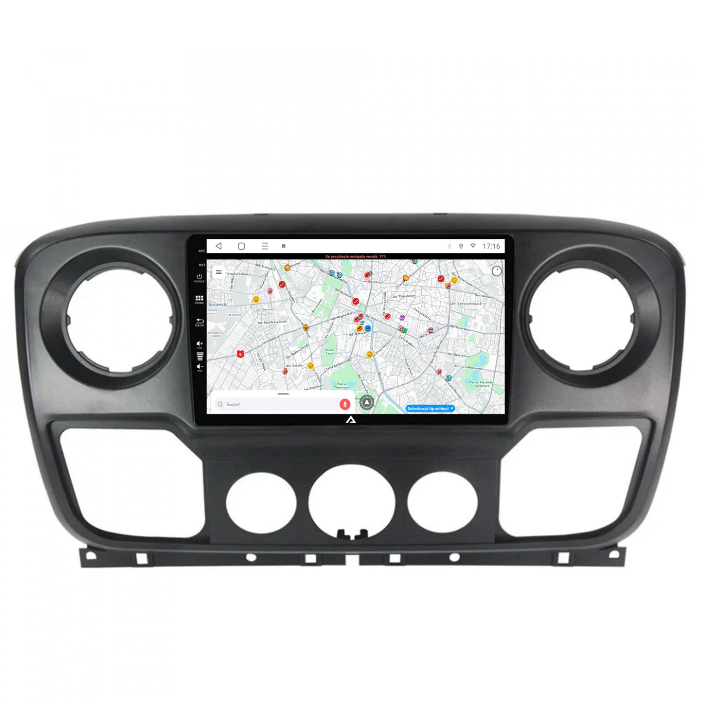 Navigatie Opel Movano / Renault Master / Nissan NV400 (2011-2021), Android, A-Octacore / 4GB RAM + 64GB ROM, 10.1 Inch - AD-BGA10004+AD-BGRKIT388V2