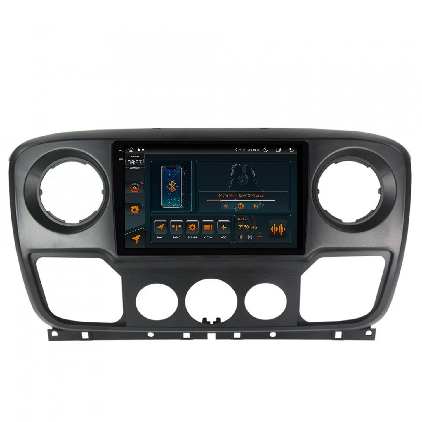 Navigatie Opel Movano / Renault Master / Nissan NV400 (2011-2021), Android, V-Octacore / 4GB RAM + 64GB ROM, 10.36 Inch - AD-BGV10004+AD-BGRKIT388V2