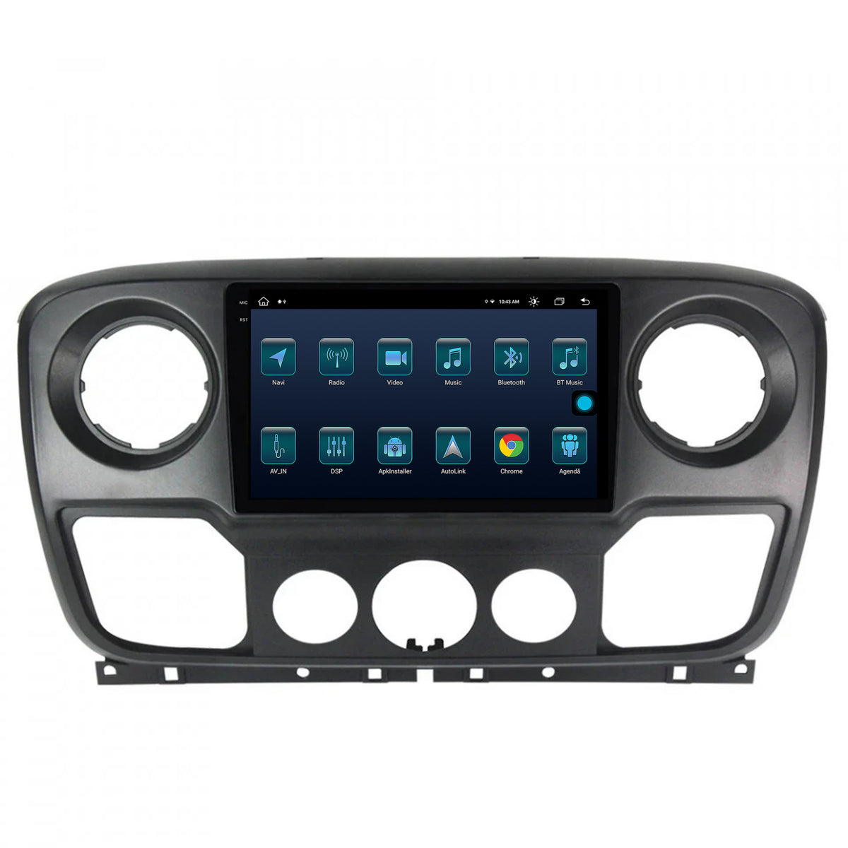 Navigatie Opel Movano / Renault Master / Nissan NV400 (2011-2021), Android, X-Octacore / 8GB RAM + 256GB ROM, 10.36 Inch - AD-BGX10008+AD-BGRKIT388V2