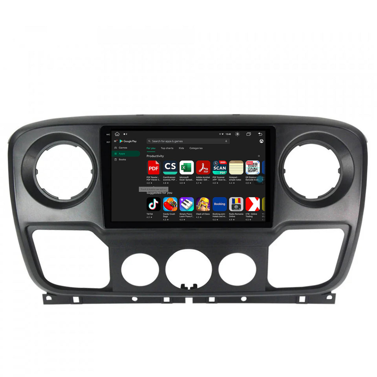 Navigatie Opel Movano / Renault Master / Nissan NV400 (2011-2021), Android, X-Octacore / 8GB RAM + 256GB ROM, 10.36 Inch - AD-BGX10008+AD-BGRKIT388V2