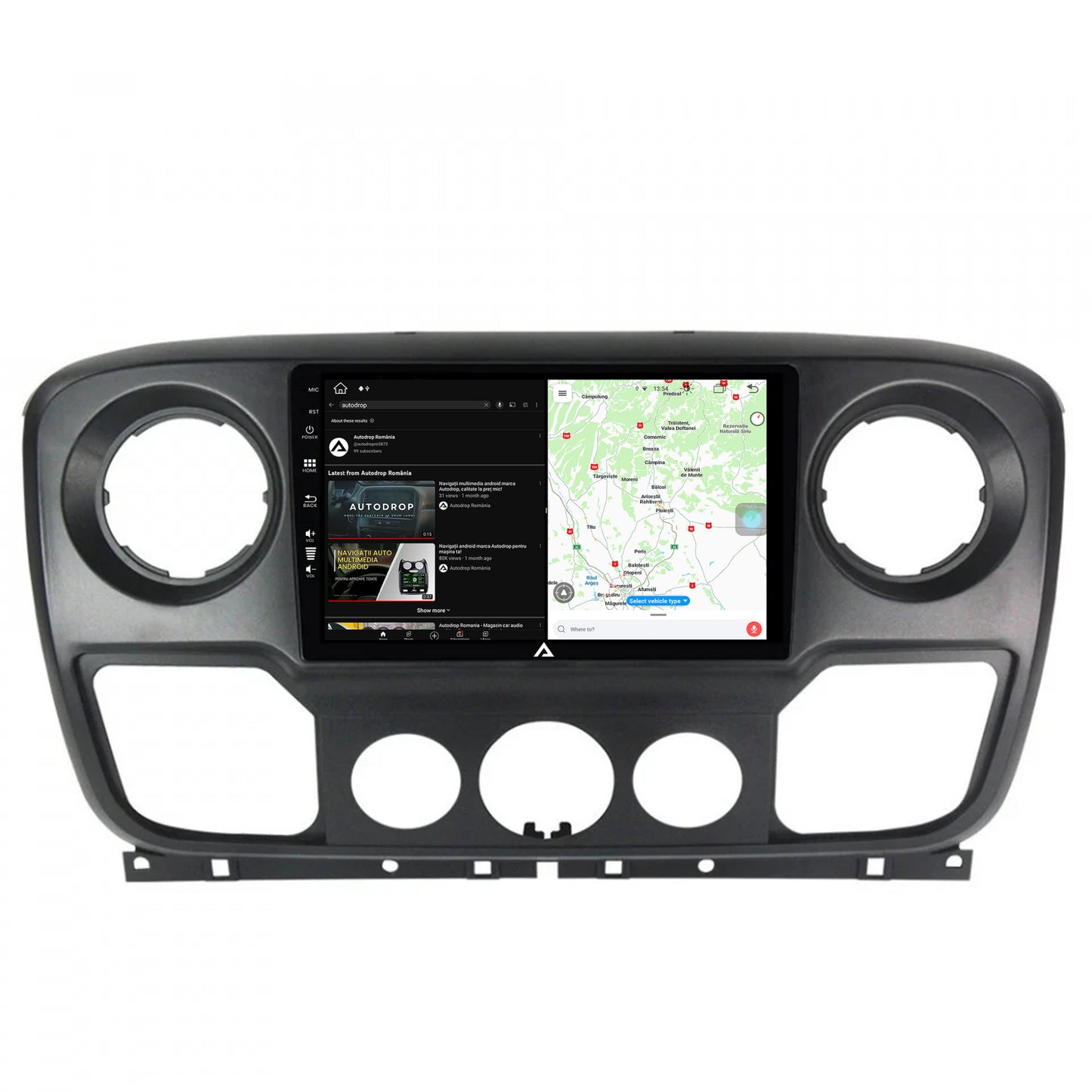Navigatie Opel Movano / Renault Master / Nissan NV400 (2011-2021), Android, Z-Octacore / 8GB RAM + 256GB ROM, 10.1 Inch - AD-BGZ10008+AD-BGRKIT388V2
