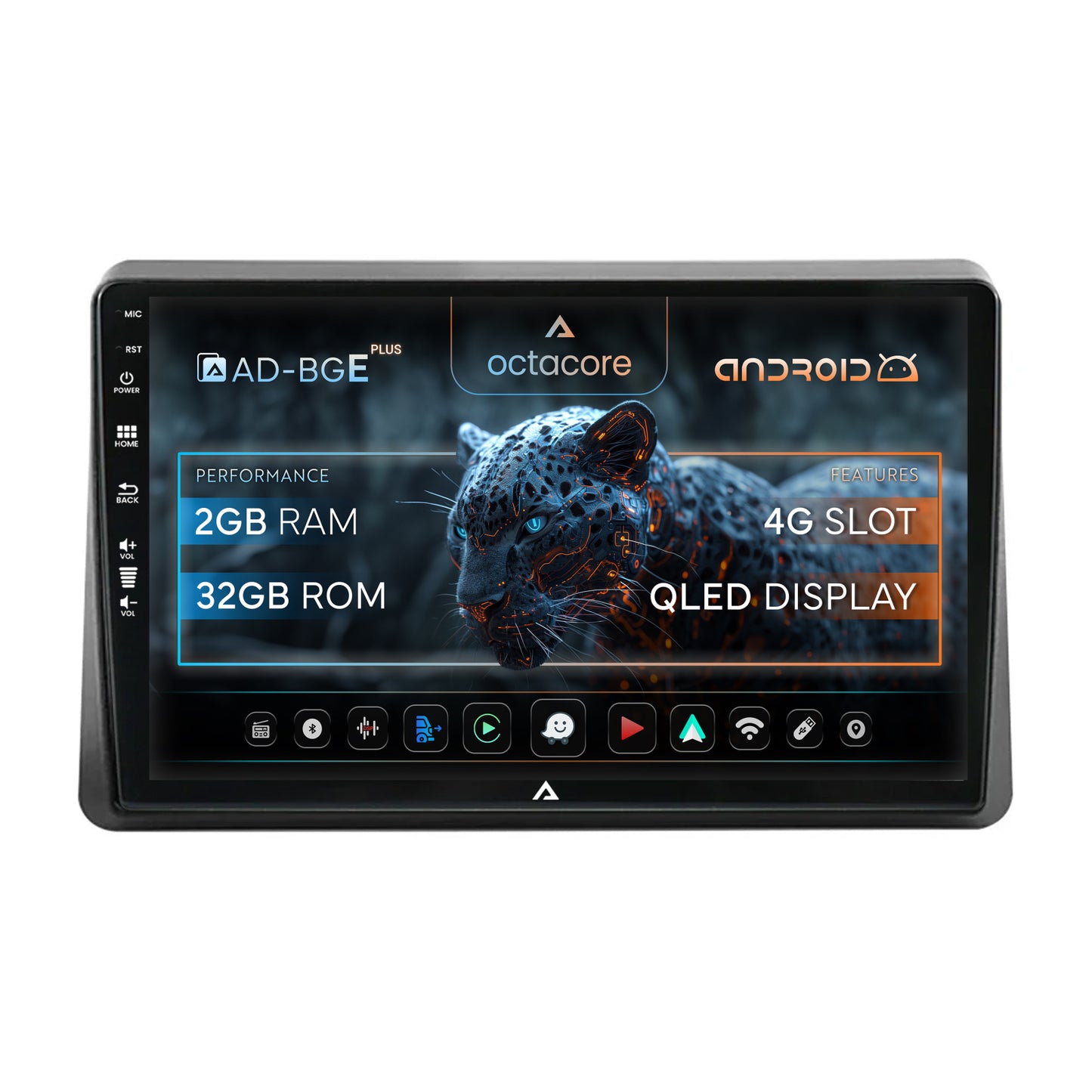 Navigatie Opel Movano / Renault Master (2020-2024), Android, E-Octacore / 2GB RAM + 32GB ROM, 10 Inch - AD-BGE10002+AD-BGRKIT377