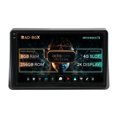 Navigatie Opel Movano / Renault Master (2020-2024), Android, X-Octacore / 8GB RAM + 256GB ROM, 10 Inch - AD-BGX10008+AD-BGRKIT377
