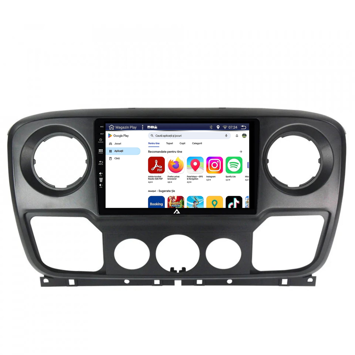 Navigatie Opel Movano / Renault Master / Nissan NV400 (2011-2021), Android, E-Octacore / 2GB RAM + 32GB ROM, 10.1 Inch - AD-BGE10002+AD-BGRKIT388V2