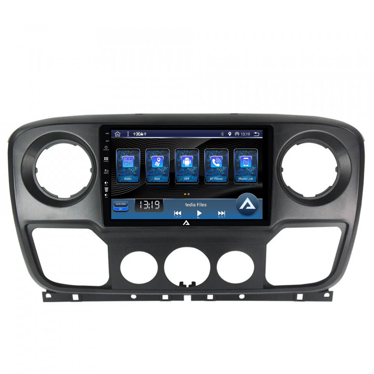 Navigatie Opel Movano / Renault Master / Nissan NV400 (2011-2021), Android, E-Octacore / 2GB RAM + 32GB ROM, 10.1 Inch - AD-BGE10002+AD-BGRKIT388V2