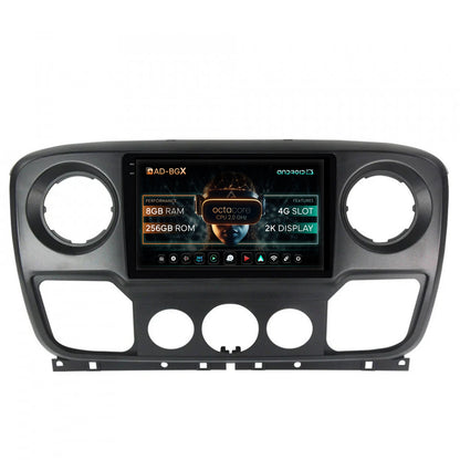 Navigatie Opel Movano / Renault Master / Nissan NV400 (2011-2021), Android, X-Octacore / 8GB RAM + 256GB ROM, 10.36 Inch - AD-BGX10008+AD-BGRKIT388V2