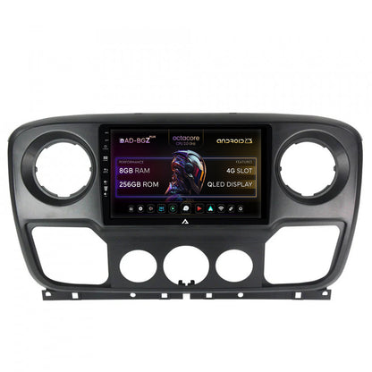 Navigatie Opel Movano / Renault Master / Nissan NV400 (2011-2021), Android, Z-Octacore / 8GB RAM + 256GB ROM, 10.1 Inch - AD-BGZ10008+AD-BGRKIT388V2