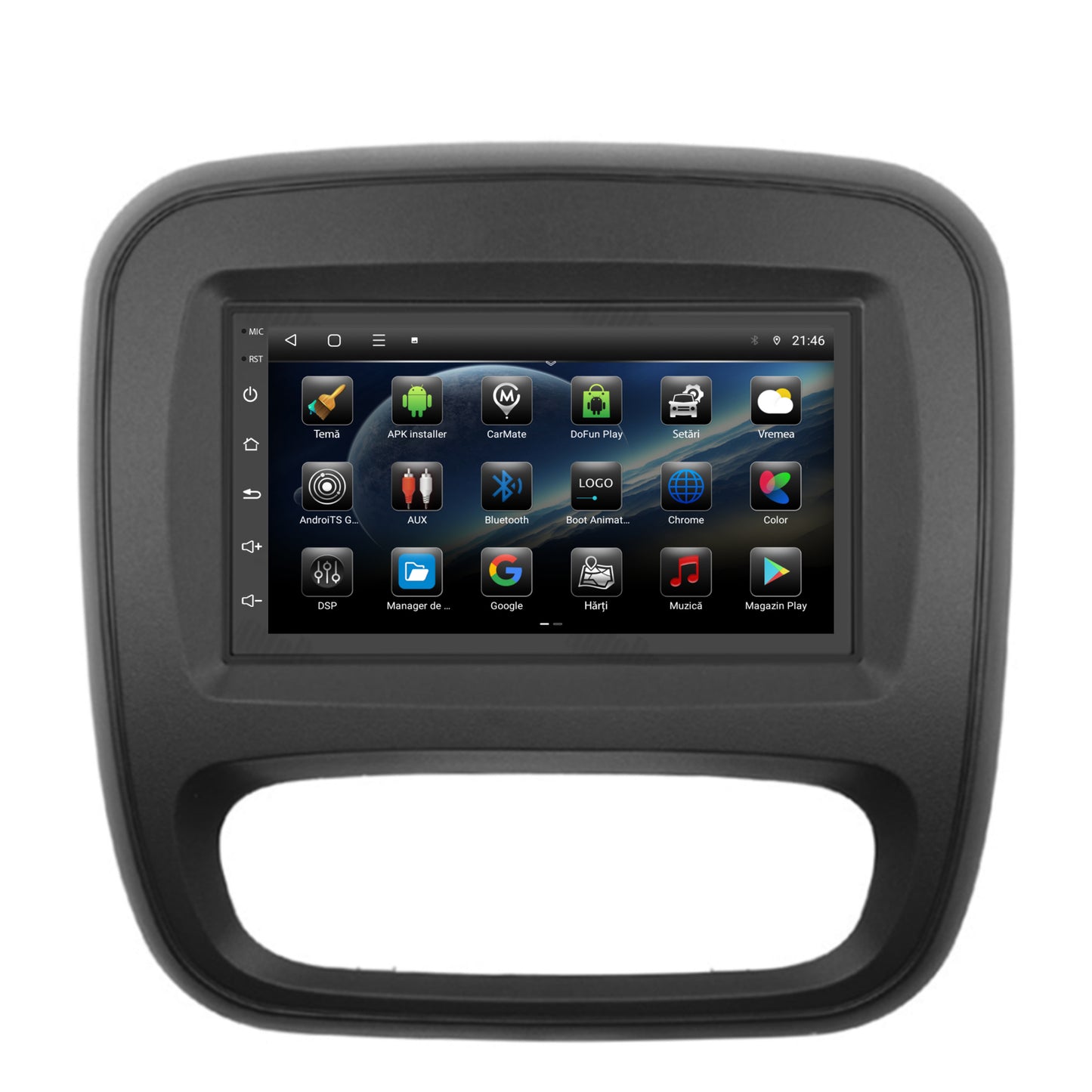 Navigatie Opel Vivaro / Renault Traffic (2014+), Android, P-Octacore / 2GB RAM + 32GB ROM, 7 Inch - AD-BGP1002+AD-BGRRE017