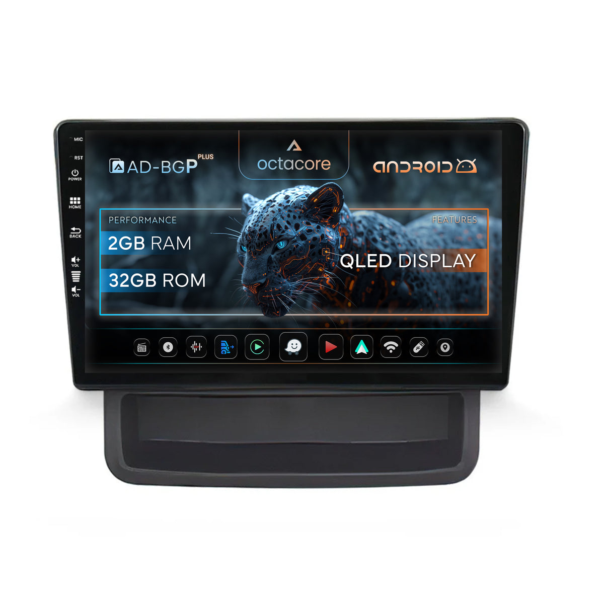 Navigatie Opel Vivaro / Renault Trafic (2010-2014), Android, P-Octacore / 2GB RAM + 32GB ROM, 10.1 Inch - AD-BGP10002+AD-BGRKIT392