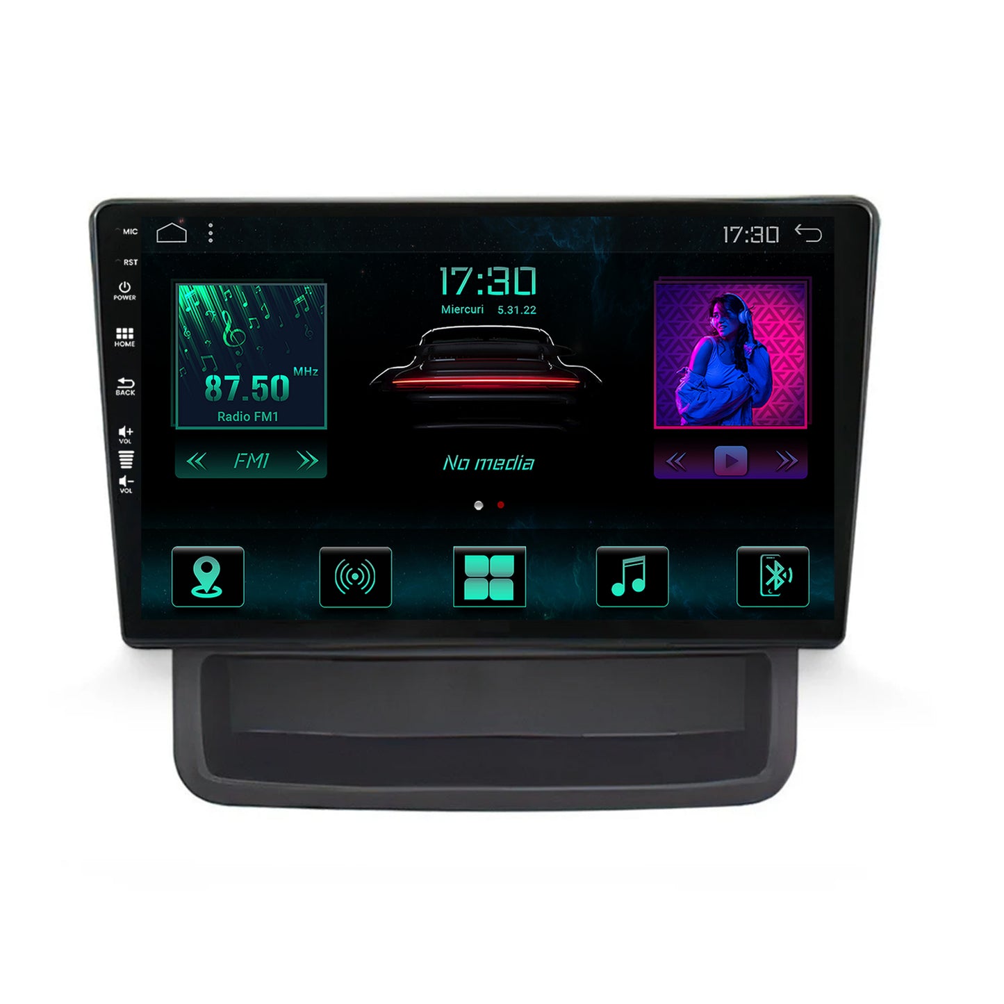 Navigatie Opel Vivaro / Renault Trafic (2010-2014), Android, A-Octacore / 4GB RAM + 64GB ROM, 10.1 Inch - AD-BGA10004+AD-BGRKIT392
