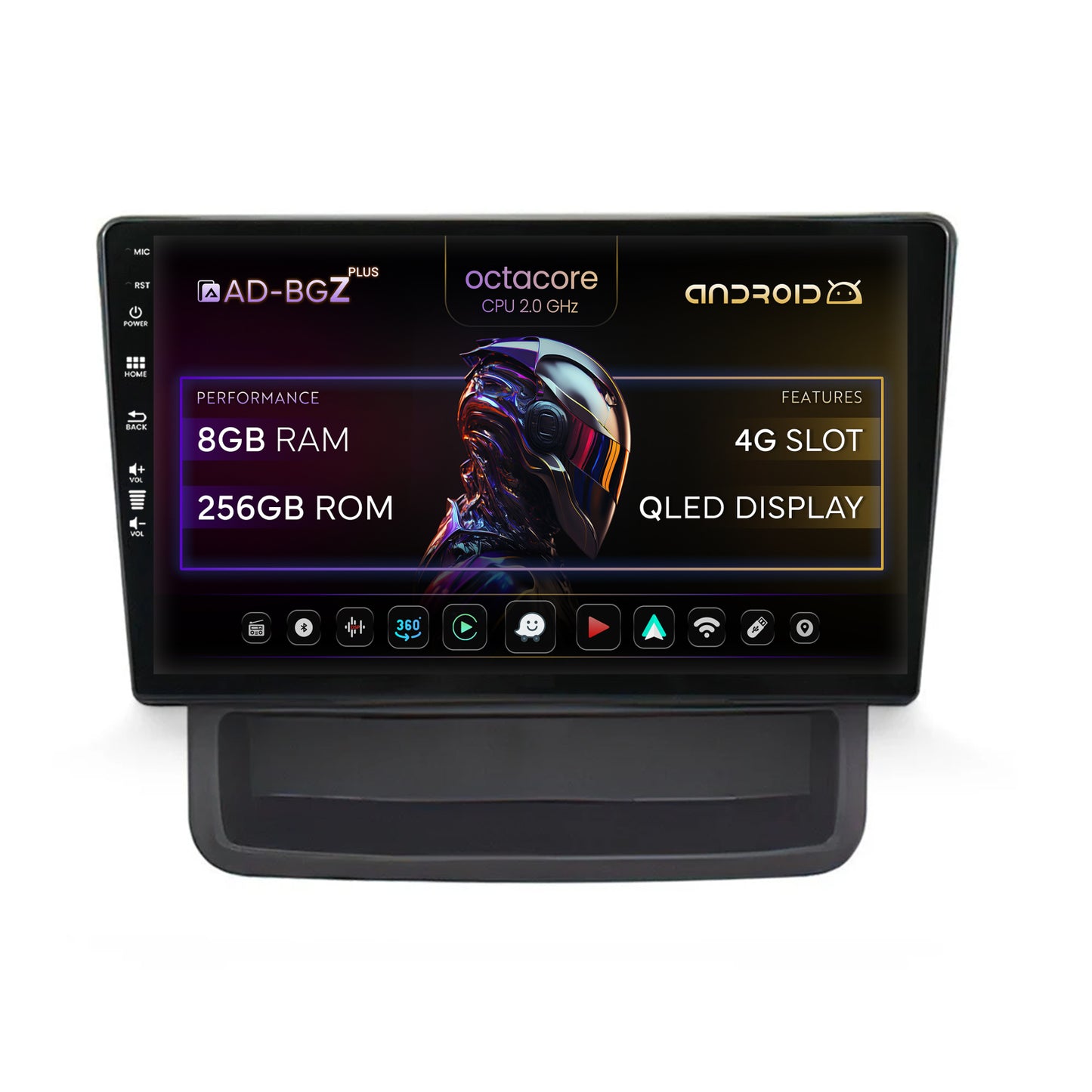 Navigatie Opel Vivaro / Renault Trafic (2010-2014), Android, Z-Octacore / 8GB RAM + 256GB ROM, 10.1 Inch - AD-BGZ10008+AD-BGRKIT392