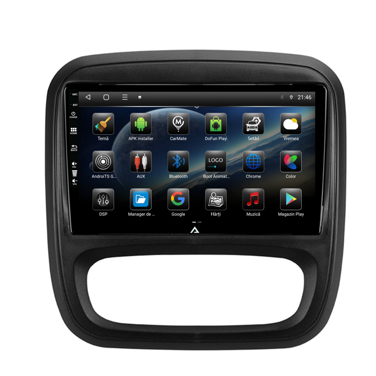 Navigatie Opel Vivaro / Renault Trafic / Fiat Talento (2014-2017), Android, E-Octacore / 2GB RAM + 32GB ROM, 9 Inch - AD-BGE9002+AD-BGRKIT389