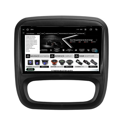 Navigatie Opel Vivaro / Renault Trafic / Fiat Talento (2014-2017), Android, X-Octacore / 8GB RAM + 256GB ROM, 9.5 Inch - AD-BGX9008+AD-BGRKIT389