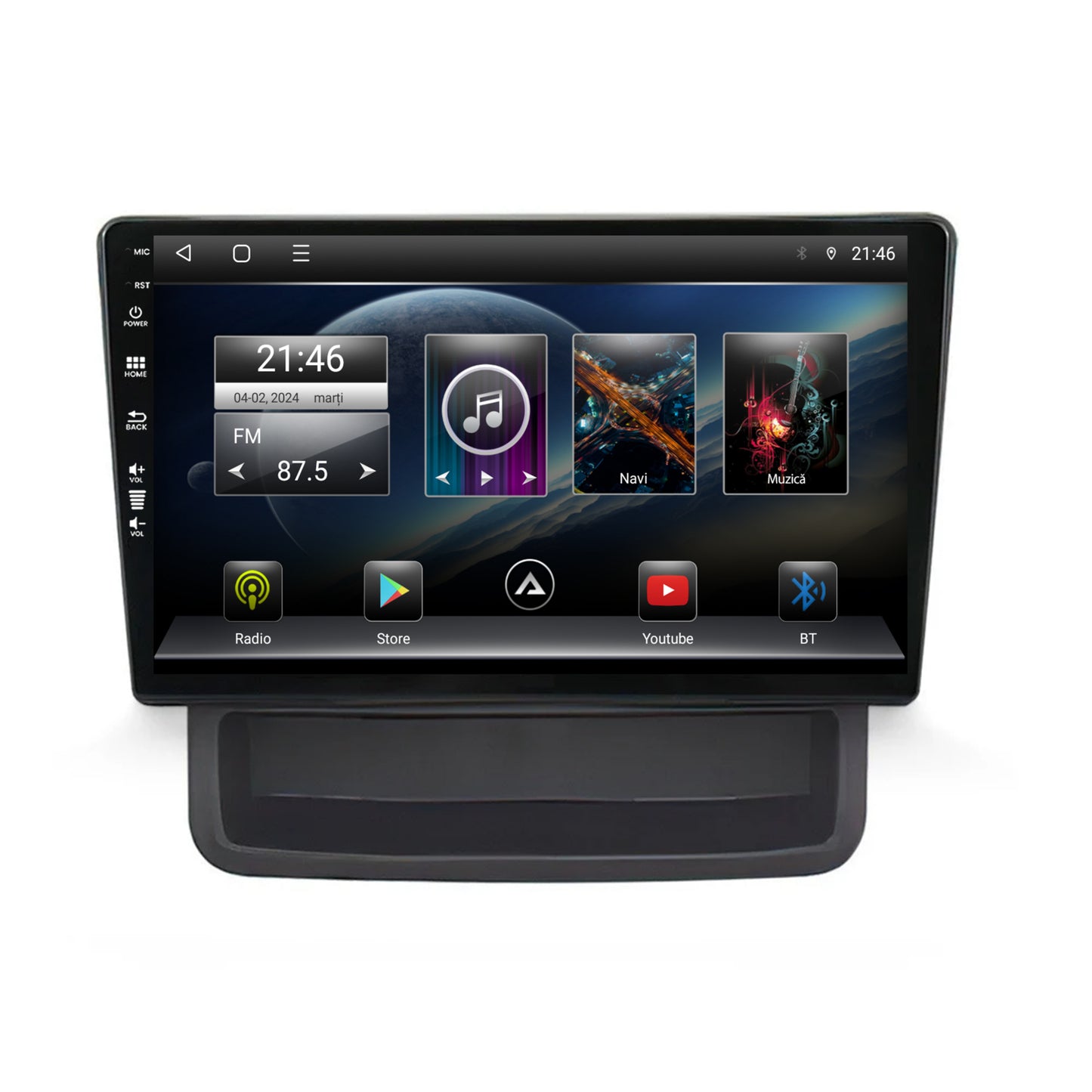 Navigatie Opel Vivaro / Renault Trafic (2010-2014), Android, E-Octacore / 2GB RAM + 32GB ROM, 10.1 Inch - AD-BGE10002+AD-BGRKIT392