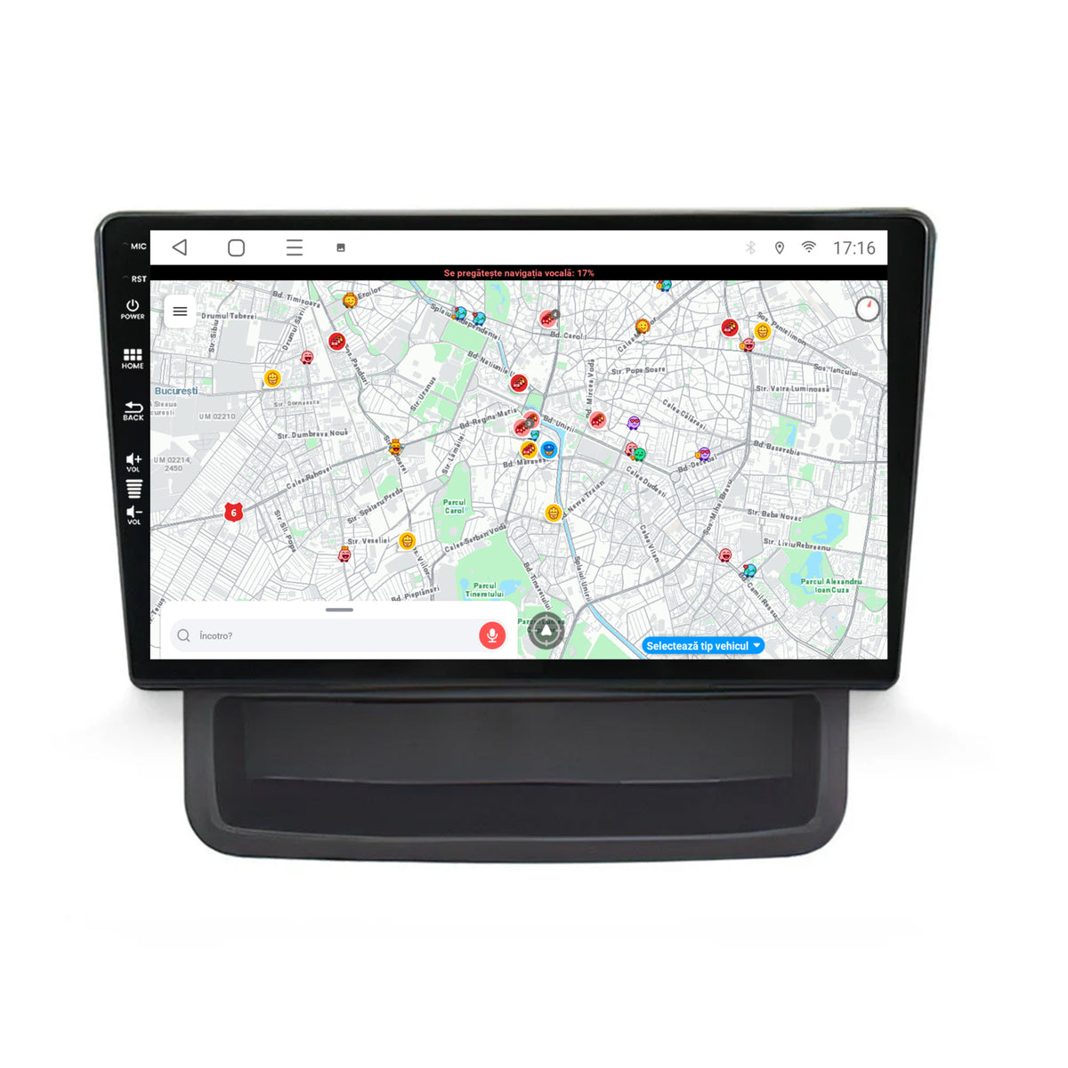 Navigatie Opel Vivaro / Renault Trafic (2010-2014), Android, E-Octacore / 2GB RAM + 32GB ROM, 10.1 Inch - AD-BGE10002+AD-BGRKIT392