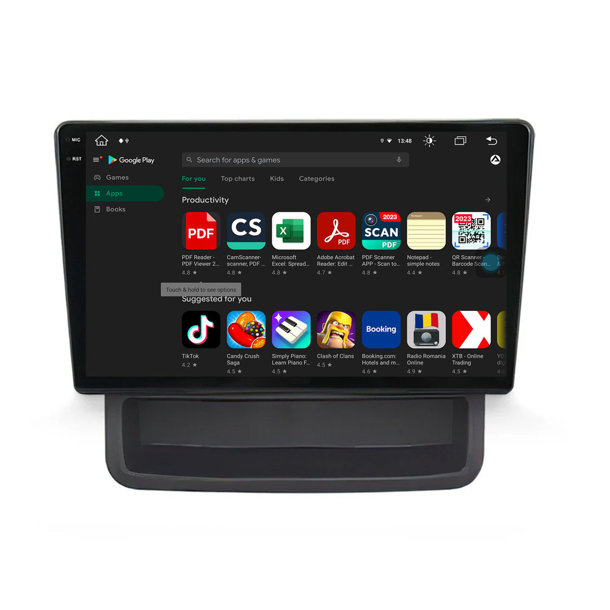 Navigatie Opel Vivaro / Renault Trafic (2010-2014), Android, X-Octacore / 8GB RAM + 256GB ROM, 10.36 Inch - AD-BGX10008+AD-BGRKIT392