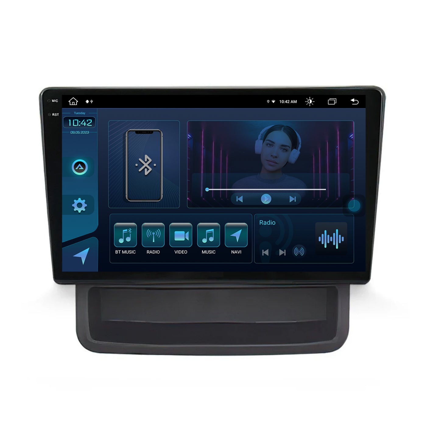 Navigatie Opel Vivaro / Renault Trafic (2010-2014), Android, X-Octacore / 8GB RAM + 256GB ROM, 10.36 Inch - AD-BGX10008+AD-BGRKIT392