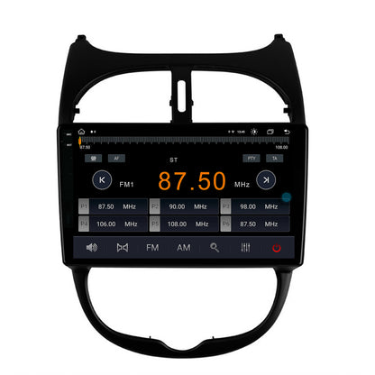 Navigatie Peugeot 206 (1998-2012), Android, V-Octacore / 4GB RAM + 64GB ROM, 9.5 Inch - AD-BGV9004+AD-BGRKIT262