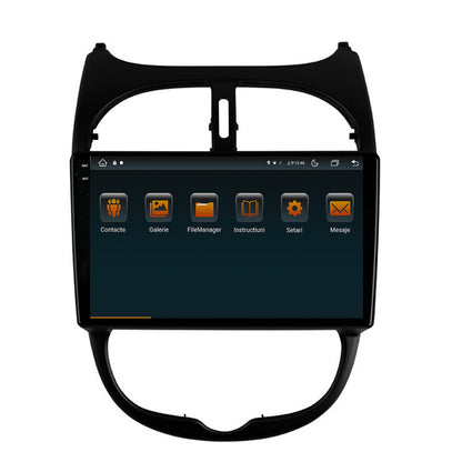 Navigatie Peugeot 206 (1998-2012), Android, V-Octacore / 4GB RAM + 64GB ROM, 9.5 Inch - AD-BGV9004+AD-BGRKIT262