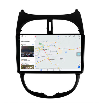 Navigatie Peugeot 206 (1998-2012), Android, V-Octacore / 4GB RAM + 64GB ROM, 9.5 Inch - AD-BGV9004+AD-BGRKIT262