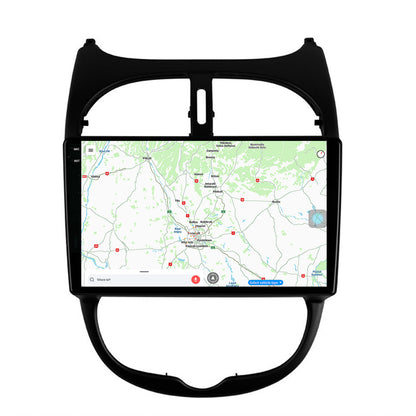 Navigatie Peugeot 206 (1998-2012), Android, X-Octacore / 8GB RAM + 256GB ROM, 9.5 Inch - AD-BGX9008+AD-BGRKIT262