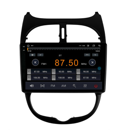 Navigatie Peugeot 206 (1998-2012), Android, X-Octacore / 8GB RAM + 256GB ROM, 9.5 Inch - AD-BGX9008+AD-BGRKIT262
