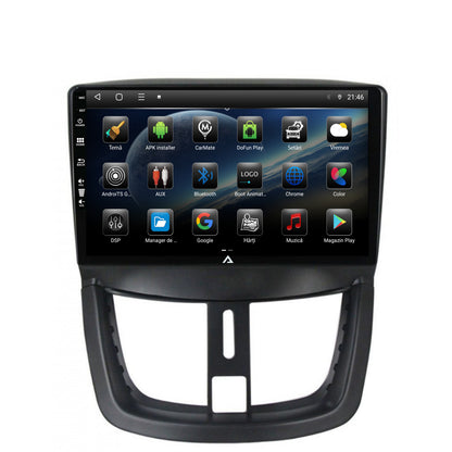 Navigatie Peugeot 207, Android, E-Octacore / 2GB RAM + 32GB ROM, 9 Inch - AD-BGE9002+AD-BGRKIT263