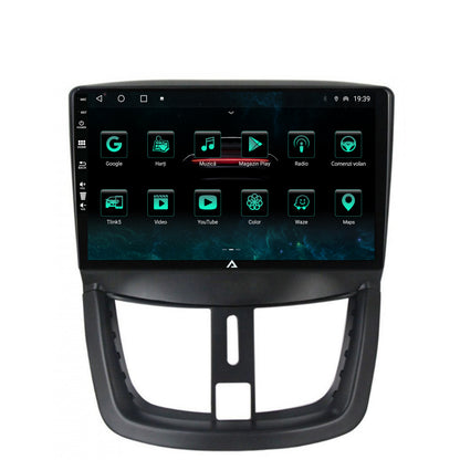 Navigatie Peugeot 207, Android, A-Octacore / 4GB RAM + 64GB ROM, 9 Inch - AD-BGA9004+AD-BGRKIT263
