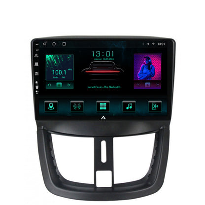 Navigatie Peugeot 207, Android, A-Octacore / 4GB RAM + 64GB ROM, 9 Inch - AD-BGA9004+AD-BGRKIT263