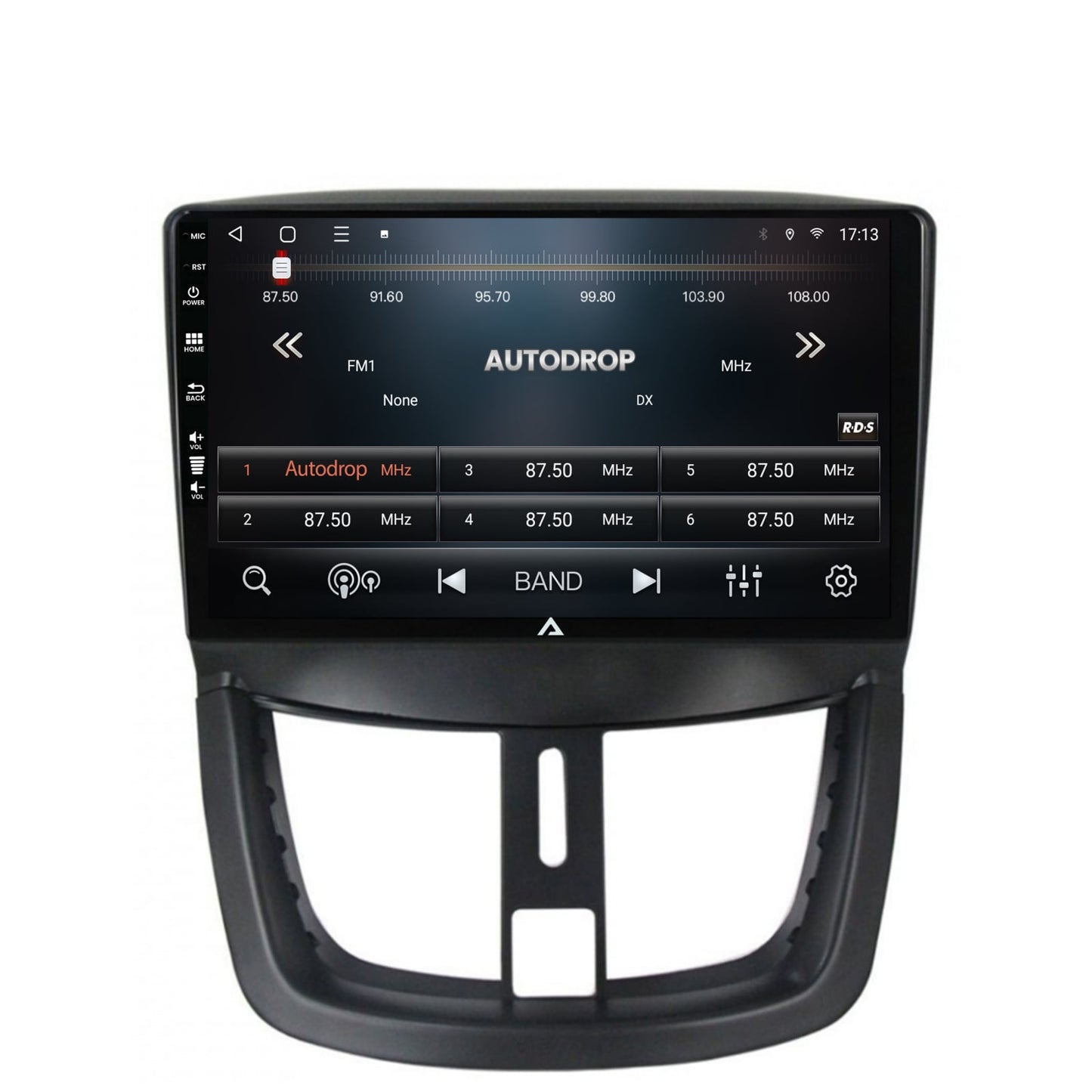 Navigatie Peugeot 207, Android, A-Octacore / 4GB RAM + 64GB ROM, 9 Inch - AD-BGA9004+AD-BGRKIT263