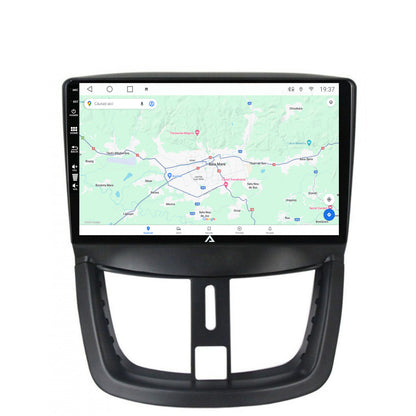 Navigatie Peugeot 207, Android, A-Octacore / 4GB RAM + 64GB ROM, 9 Inch - AD-BGA9004+AD-BGRKIT263
