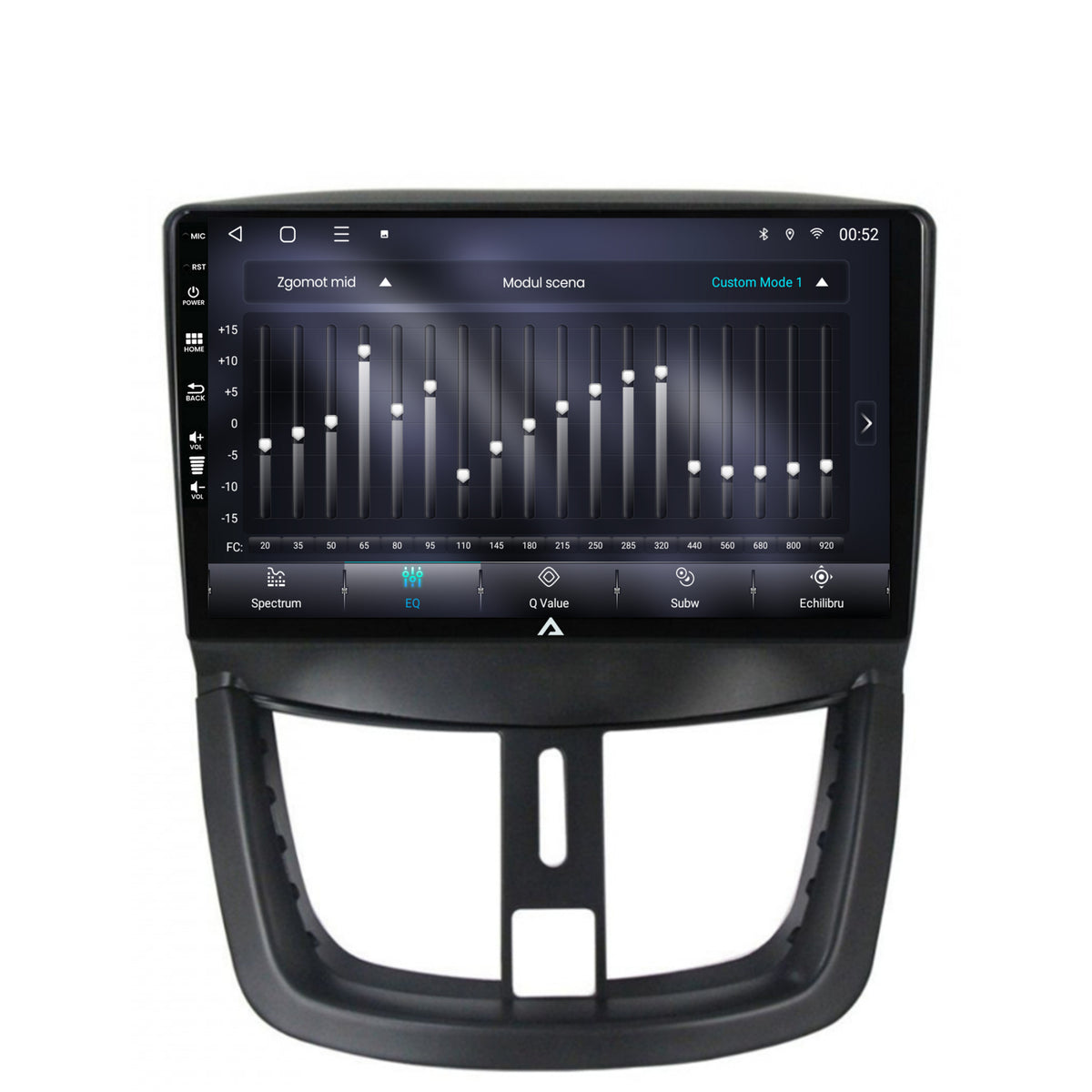 Navigatie Peugeot 207, Android, P-Octacore / 2GB RAM + 32GB ROM, 9 Inch - AD-BGP9002+AD-BGRKIT263