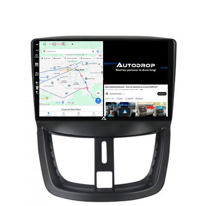 Navigatie Peugeot 207, Android, P-Octacore / 2GB RAM + 32GB ROM, 9 Inch - AD-BGP9002+AD-BGRKIT263