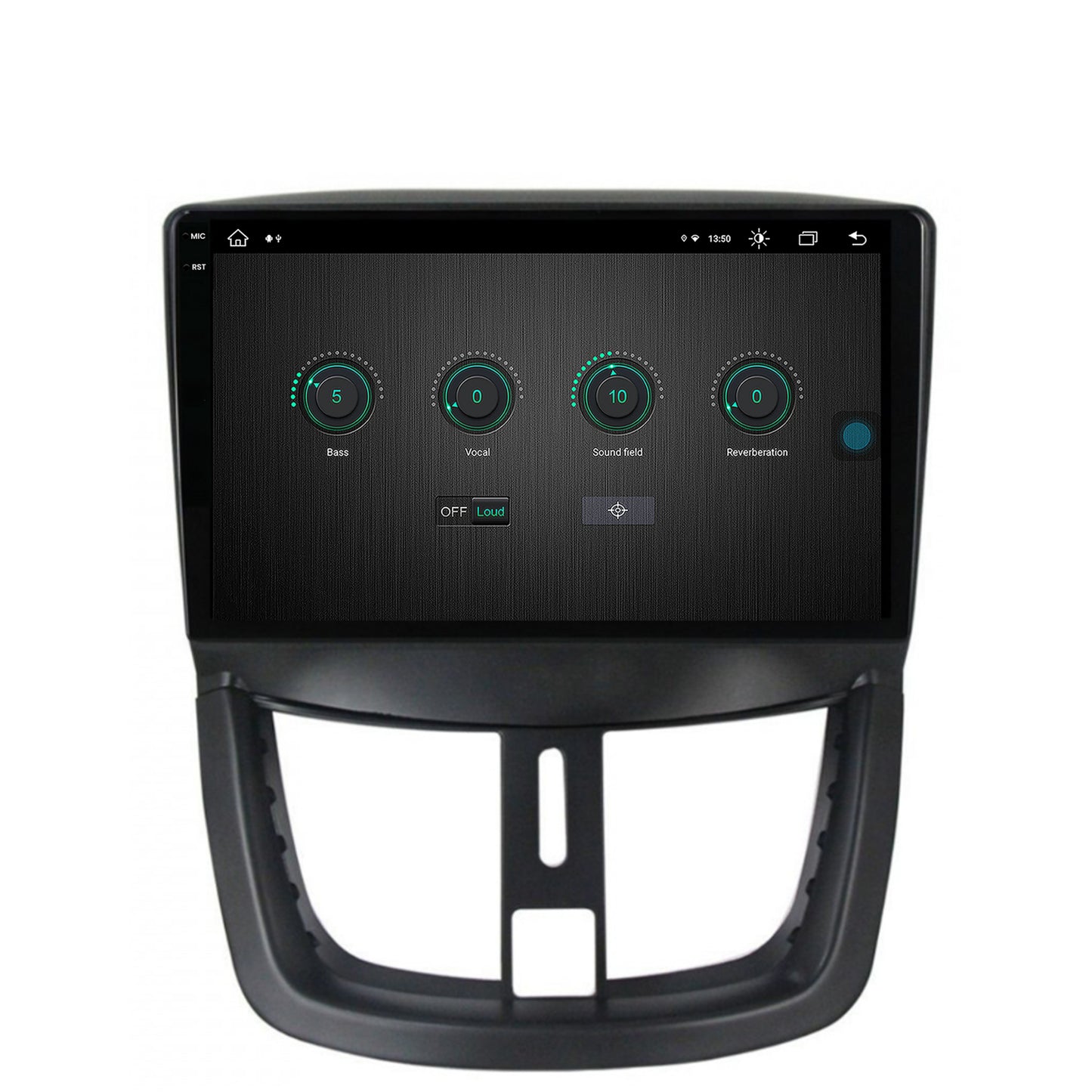 Navigatie Peugeot 207, Android, V-Octacore / 4GB RAM + 64GB ROM, 9.5 Inch - AD-BGV9004+AD-BGRKIT263