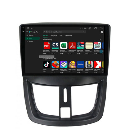 Navigatie Peugeot 207, Android, V-Octacore / 4GB RAM + 64GB ROM, 9.5 Inch - AD-BGV9004+AD-BGRKIT263