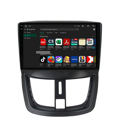 Navigatie Peugeot 207, Android, X-Octacore / 8GB RAM + 256GB ROM, 9.5 Inch - AD-BGX9008+AD-BGRKIT263