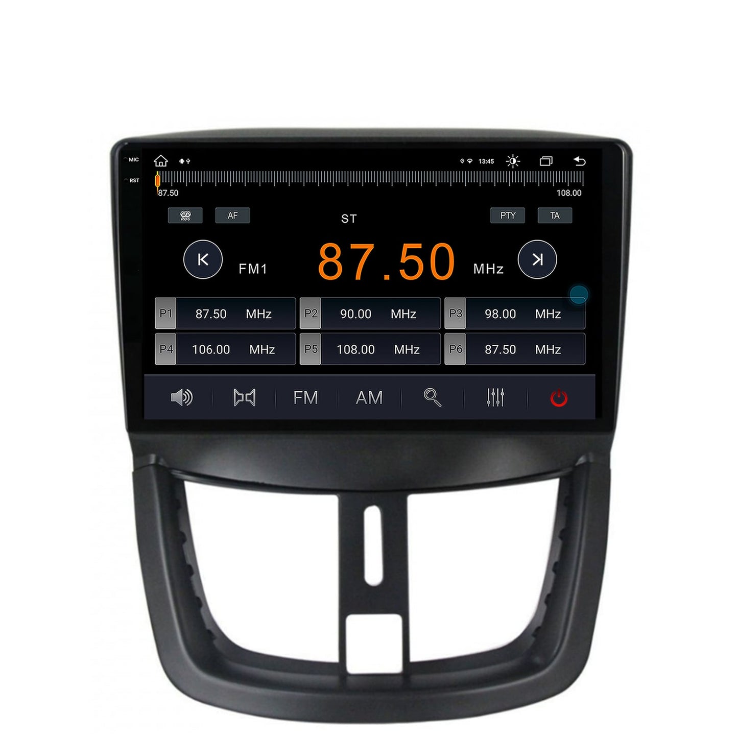 Navigatie Peugeot 207, Android, X-Octacore / 8GB RAM + 256GB ROM, 9.5 Inch - AD-BGX9008+AD-BGRKIT263
