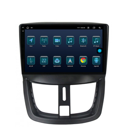 Navigatie Peugeot 207, Android, X-Octacore / 8GB RAM + 256GB ROM, 9.5 Inch - AD-BGX9008+AD-BGRKIT263