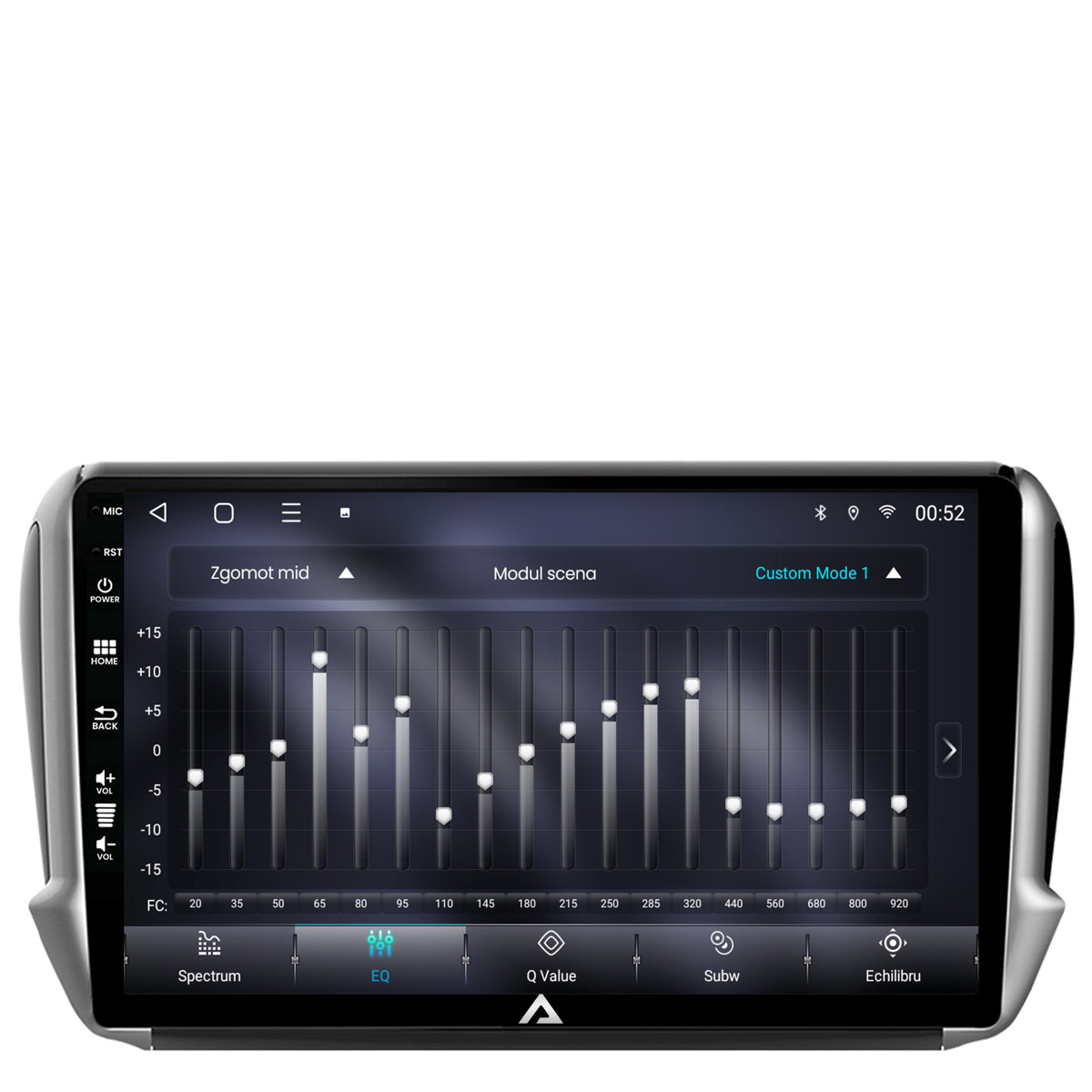 Navigatie Peugeot 208/2008 (2012+), Android, E-Octacore / 2GB RAM + 32GB ROM, 10.1 Inch - AD-BGE10002+AD-BGRKIT258