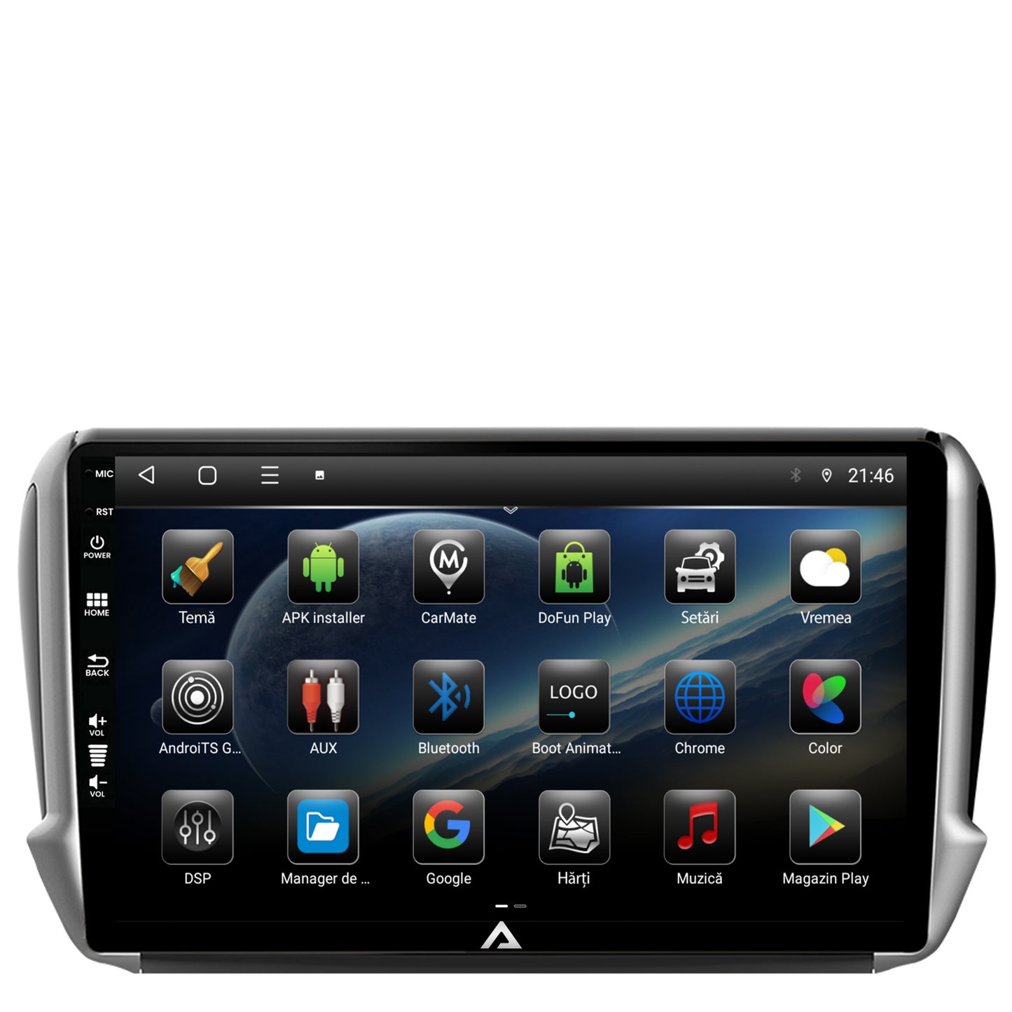 Navigatie Peugeot 208/2008 (2012+), Android, E-Octacore / 2GB RAM + 32GB ROM, 10.1 Inch - AD-BGE10002+AD-BGRKIT258