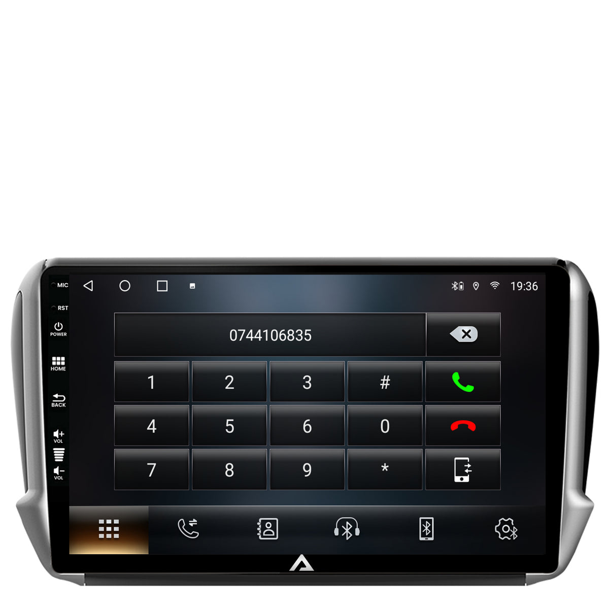 Navigatie Peugeot 208/2008 (2012+), Android, A-Octacore / 4GB RAM + 64GB ROM, 10.1 Inch - AD-BGA10004+AD-BGRKIT258