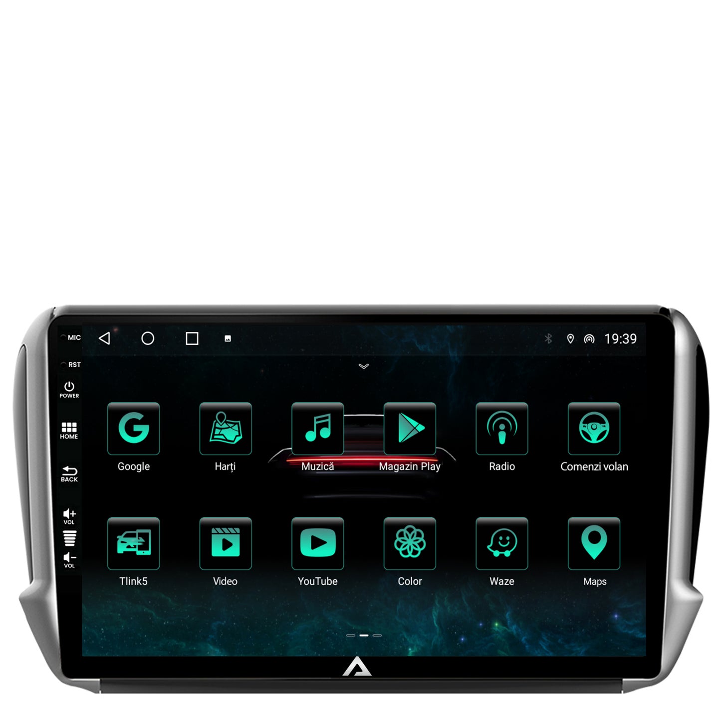 Navigatie Peugeot 208/2008 (2012+), Android, A-Octacore / 4GB RAM + 64GB ROM, 10.1 Inch - AD-BGA10004+AD-BGRKIT258